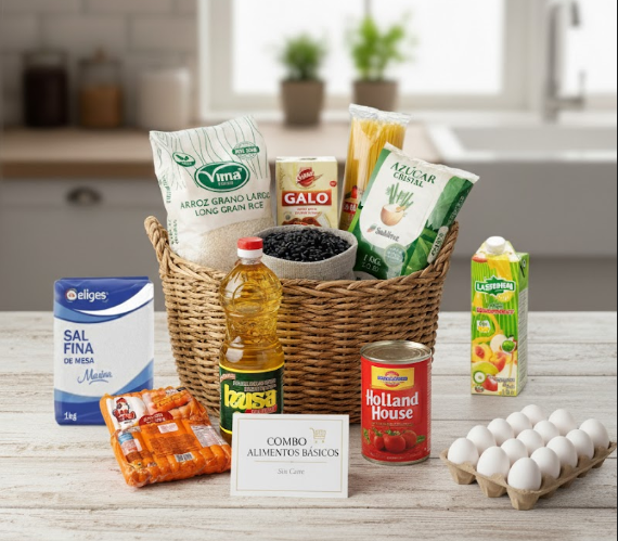 Combo Alimentos Básicos. 40 USD